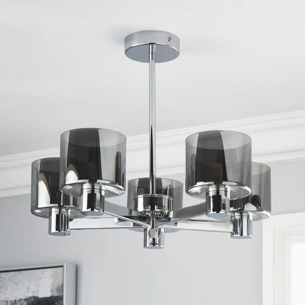 Erin 5 Light Semi Flush Ceiling Light 16 Erin 5 Light Semi Flush Ceiling Light - Image 14