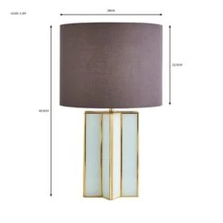 Virgo Star Glass Table Lamp 24 Virgo Star Glass Table Lamp -Dunelm 30770079 alt07