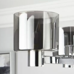 Erin 3 Light Semi Flush Ceiling Light 34 Erin 3 Light Semi Flush Ceiling Light -Dunelm 30770082 alt02