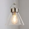 Delavin Glass Pendant Light -Dunelm 30780570