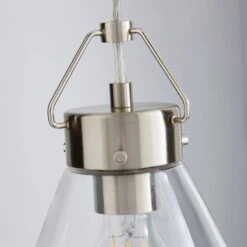 Delavin Glass Pendant Light 12 Delavin Glass Pendant Light -Dunelm 30780570 alt02