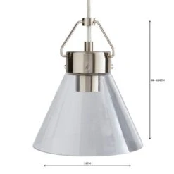 Delavin Glass Pendant Light 14 Delavin Glass Pendant Light -Dunelm 30780570 alt04