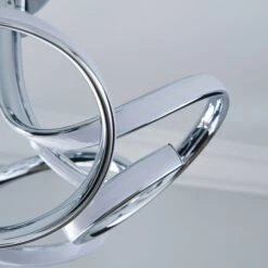 Cortez 5 Light Integrated LED Swirl Semi Flush Ceiling Light 10 Cortez 5 Light Integrated LED Swirl Semi Flush Ceiling Light -Dunelm 30781655 alt02