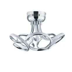 Cortez 5 Light Integrated LED Swirl Semi Flush Ceiling Light 12 Cortez 5 Light Integrated LED Swirl Semi Flush Ceiling Light -Dunelm 30781655 alt04