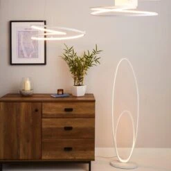 Menton Integrated LED Swirl Flush Ceiling Light -Dunelm 30781658 alt04