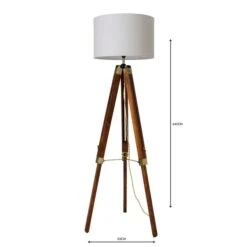 Trio Tripod Floor Lamp 32 Trio Tripod Floor Lamp -Dunelm 30787669 alt04