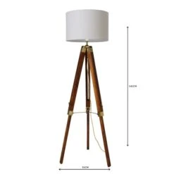 Trio Tripod Floor Lamp 33 Trio Tripod Floor Lamp -Dunelm 30787669 alt05