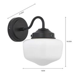 Mondez Bathroom Wall Light 15 Mondez Bathroom Wall Light -Dunelm 30789846 alt06