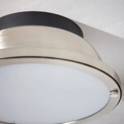 Barton Bathroom Flush Ceiling Light 32 Barton Bathroom Flush Ceiling Light -Dunelm 30789852 alt03