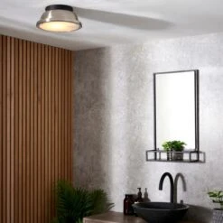 Barton Bathroom Flush Ceiling Light 33 Barton Bathroom Flush Ceiling Light -Dunelm 30789852 alt04