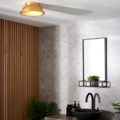 Barton Bathroom Flush Ceiling Light 26 Barton Bathroom Flush Ceiling Light -Dunelm 30789853 alt04