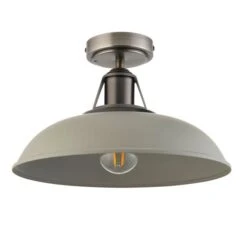 Oraya Bathroom Flush Ceiling Light -Dunelm 30789855 alt05