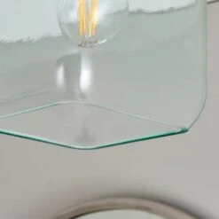 Lucia Green Bathroom Flush Ceiling Light 11 Lucia Green Bathroom Flush Ceiling Light -Dunelm 30789861 alt02