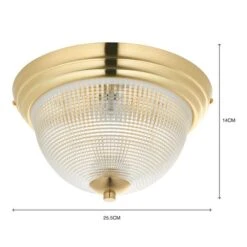 Gleeson Prismatic Bathroom Flush Ceiling Light 15 Gleeson Prismatic Bathroom Flush Ceiling Light -Dunelm 30789883 alt06