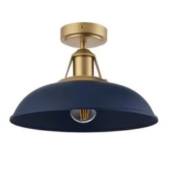Oraya Bathroom Flush Ceiling Light -Dunelm 30789890 alt05