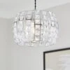 West End Chrome Easy Fit Pendant Shade 1 West End Chrome Easy Fit Pendant Shade -Dunelm 30792360