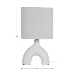 Noah Arc Table Lamp 11 Noah Arc Table Lamp -Dunelm 30796665 alt04
