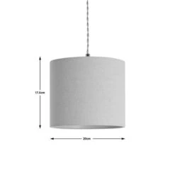 Luna Drum Lamp Shade -Dunelm 30796677 alt03