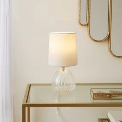 Cherie Glass Table Lamp 32 Cherie Glass Table Lamp -Dunelm 30796794