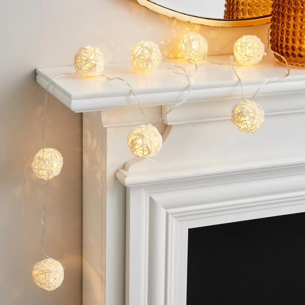 Rattan Ball LED String Lights 3 Rattan Ball LED String Lights