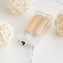 Rattan Ball LED String Lights 10 Rattan Ball LED String Lights -Dunelm 30798473 alt03