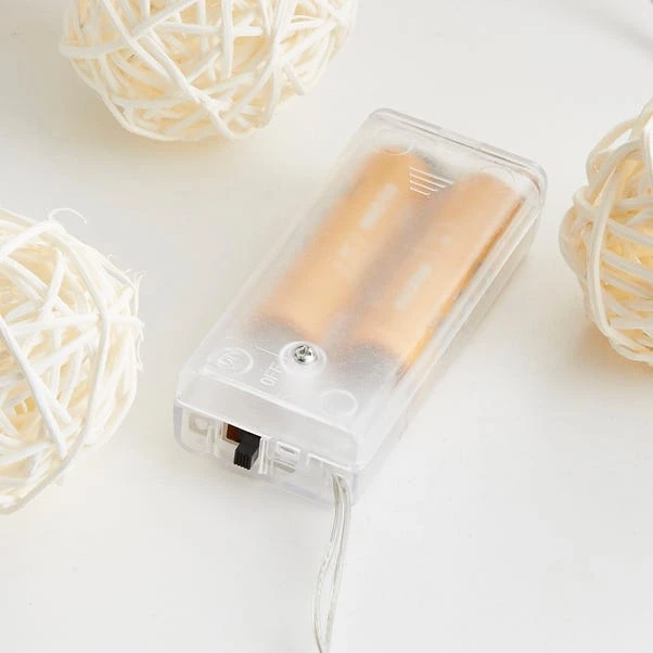 Rattan Ball LED String Lights 6 Rattan Ball LED String Lights - Image 4