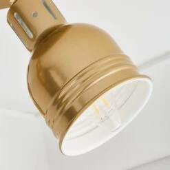 Issac 3 Light Semi Flush Ceiling Light -Dunelm 30798585 alt02