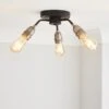 Marsden 3 Light Semi Flush Ceiling Light 1 Marsden 3 Light Semi Flush Ceiling Light -Dunelm 30798587