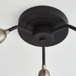 Marsden 3 Light Semi Flush Ceiling Light 12 Marsden 3 Light Semi Flush Ceiling Light -Dunelm 30798587 alt03