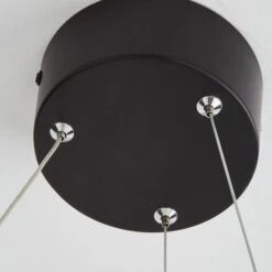 Menton Integrated LED Swirl Hoop Semi Flush Ceiling Light 17 Menton Integrated LED Swirl Hoop Semi Flush Ceiling Light -Dunelm 30798593 alt03