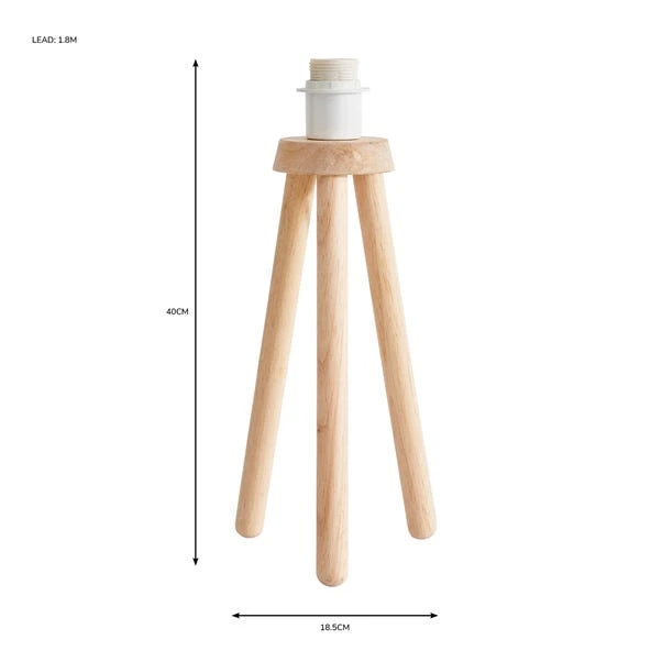 Tripod Paint Your Own Table Lamp Base 8 Tripod Paint Your Own Table Lamp Base - Image 6