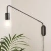 Braddy Arc Plug In Wall Light -Dunelm 30798615