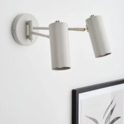 Leila Dual Spotlight Wall Light -Dunelm 30798625 alt01