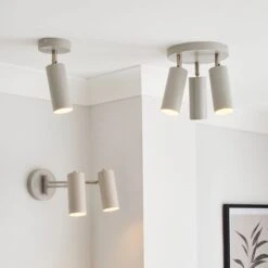 Leila Dual Spotlight Wall Light -Dunelm 30798625 alt07