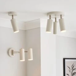Leila Dual Spotlight Wall Light -Dunelm 30798626 alt07