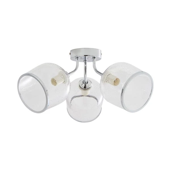 Lenny 3 Light Semi Flush Ceiling Light 13 Lenny 3 Light Semi Flush Ceiling Light - Image 11