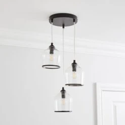 Lenny 3 Light Cluster Ceiling Light 15 Lenny 3 Light Cluster Ceiling Light -Dunelm 30798652 alt01