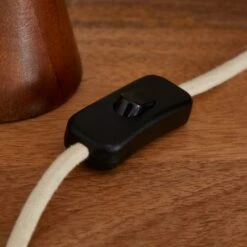 Nala Mango Wood Table Lamp 10 Nala Mango Wood Table Lamp -Dunelm 30802071 alt03