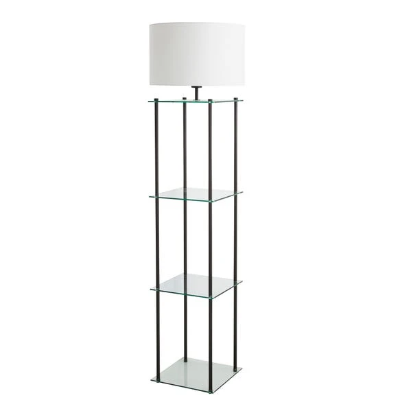 Wendell Glass Shelved Floor Lamp 7 Wendell Glass Shelved Floor Lamp - Image 5