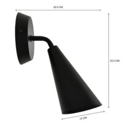 Cone Wall Light -Dunelm 30817393 alt07