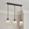 Tobias 3 Light Diner Ceiling Light 2 Tobias 3 Light Diner Ceiling Light -Dunelm 30817399