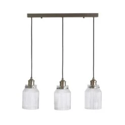 Tobias 3 Light Diner Ceiling Light 12 Tobias 3 Light Diner Ceiling Light -Dunelm 30817399 alt05