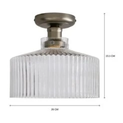 Tobias Semi Flush Ceiling Light 13 Tobias Semi Flush Ceiling Light -Dunelm 30817400 alt07