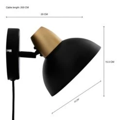 Haus Plug In Wall Light -Dunelm 30817402 alt07