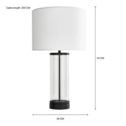 Tuscany Touch Dimmable Table Lamp 29 Tuscany Touch Dimmable Table Lamp -Dunelm 30817408 alt07