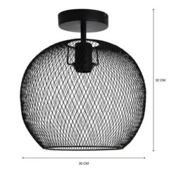 Harrison Flush Ceiling Light -Dunelm 30817417 alt07