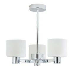 Erin 3 Light Semi Flush Ceiling Light 29 Erin 3 Light Semi Flush Ceiling Light -Dunelm 30818153 alt04