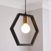 Hexagon Pendant Light -Dunelm 30818432