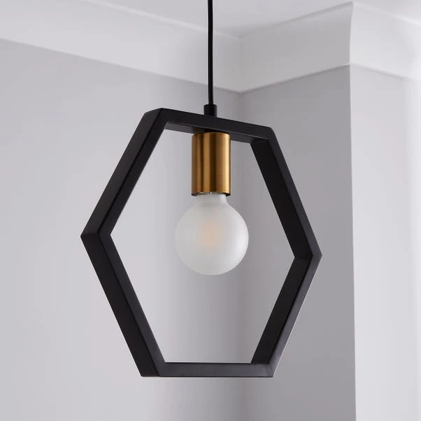 Hexagon Pendant Light 4 Hexagon Pendant Light - Image 2