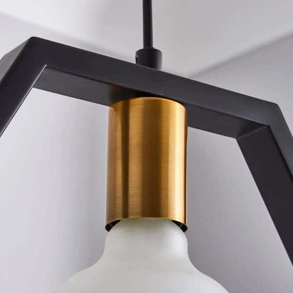 Hexagon Pendant Light 5 Hexagon Pendant Light - Image 3